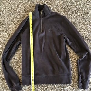 Mens Burberry Brit Quarter Zip / Half Zip Sweater